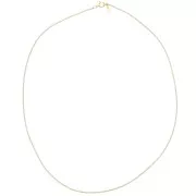 1.2mm Curb mesh necklace - Gold filled x46cm