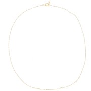 1.5mm cable mesh choker - Gold filled x46cm