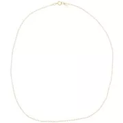 1.6mm cable mesh choker - Gold filled x46cm