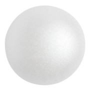 25mm Glass round cabochon by Puca® - Pastel White x1