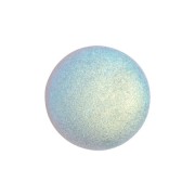 14mm Round glass cabochon by Puca® - Crystal Mat AB x1|raw }}