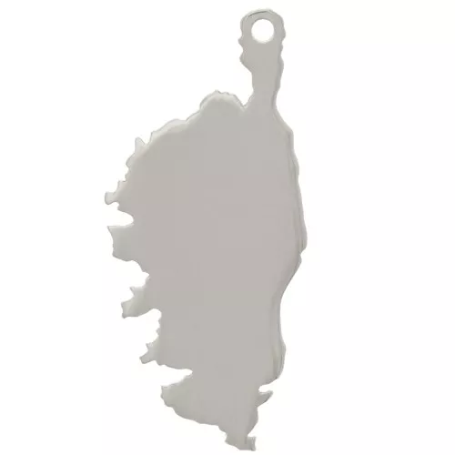 20x9mm 925 Sterling Silver Corsica Pendant x1