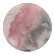 10mm round gemstone cabochon - Rhodochrosite x1|raw }}