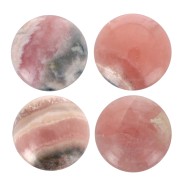 10mm round gemstone cabochon - Rhodochrosite x1