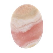 Cabochon plat ovale - palet - 8x6 mm en pierre gemme - Rhodochrosite x1|raw }}
