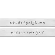ImpressArt stamps Set - 3mm - Lowercase Alphabet BRIDGETTE x27