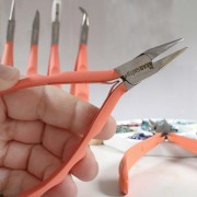 Flat nose pliers - Satin Touch Coral x1