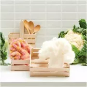 Creative Bubble Print - Crochet yarn for Tawashi Sponge - Cream x50g