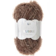 Creative Bubble Print - Crochet yarn for Tawashi Sponge - Noix x50g|raw }}