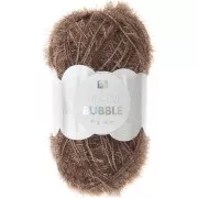 Creative Bubble Print - Crochet yarn for Tawashi Sponge - Noix x50g