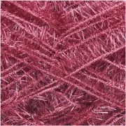 Creative Bubble Print - Crochet yarn for Tawashi Sponge - red beetroot x50g