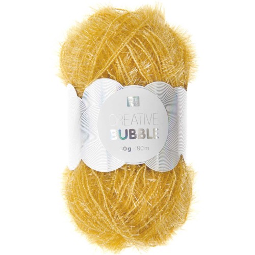 Creative Bubble Print - Crochet yarn for Tawashi Sponge - Corn x50g