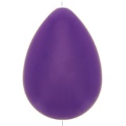37x26mm Flat resin drop bead - Purple x1