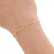 1.6mm Gold filled cable Chain x50cm