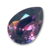 PureCrystal 4320 Pear Fancy Stone 14x10mm Amethyst|raw }}