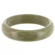 67mm Thick Opaque Resin Bracelet - Marbled Khaki x1