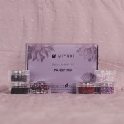 Miyuki Beads Kit By Perles & Co - Miyuki Delica 11/0 Pansy Mix x1