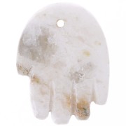 20.5x15mm Hand pendant in gemstone - Moonstone x1|raw }}
