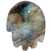 20.5x15mm Hand pendant in gemstone - Labradorite x1|raw }}
