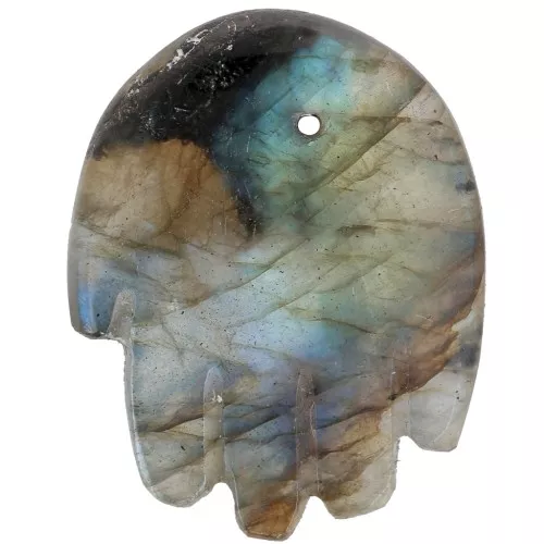 20.5x15mm Hand pendant in gemstone - Labradorite x1