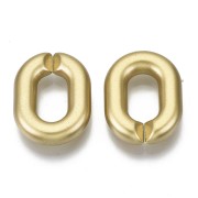 24x18mm Oval Links - Matt Gold x10