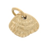 5x6mm Stainless Steel 316L Mini Shell Charm - Gold Tone x1|raw }}