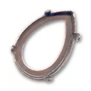 Cabochon setting 4327 Pear-shaped 30x20mm Copper-colored