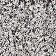 Miyuki seed beads 11/0 1 - Crystal Silver Lined Wholesale Package 100g