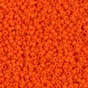 Miyuki 11/0 Seed beads 406 - Opaque Orange x 100 g