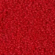 Miyuki 15/0 Seed beads 408 - Opaque Red x 100 g