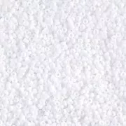 Miyuki 15/0 Seed beads 402F - Opaque White Matte x 100 g