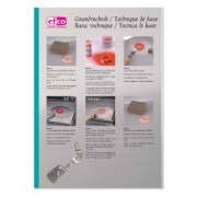 Diamond pendant 55 mm for Efcolor overglaze powder in copper x1