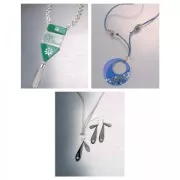 Diamond pendant 55 mm for Efcolor overglaze powder in copper x1