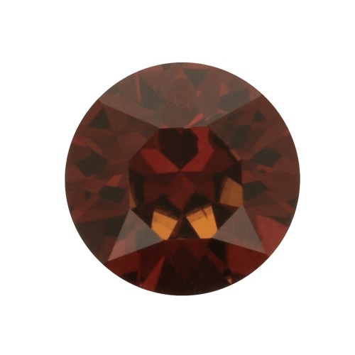 6mm PureCrystal 1088 Round Stone - Smoked Amber x1