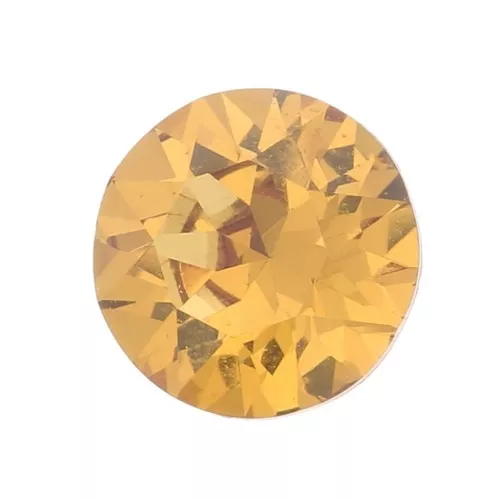 6mm PureCrystal 1088 Round Stone - Golden Topaz x1