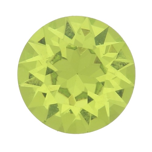 6mm PureCrystal 1088 Round Stone - Citrus Green x1