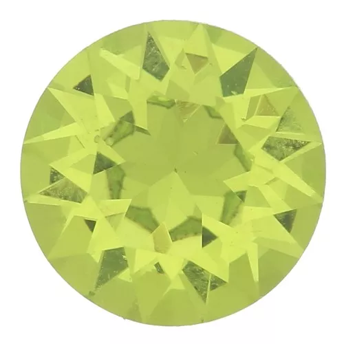 8mm PureCrystal 1088 Round Stone - Citrus Green x1