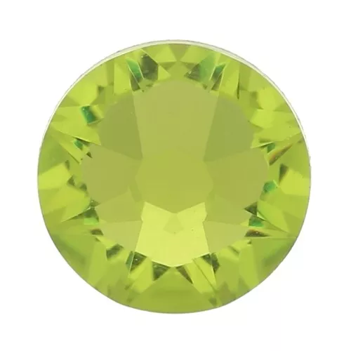 6mm PureCrystal stick-on rhinestones - Citrus Green x10