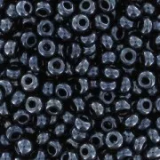 Preciosa Seed beads 9/0 2.5 mm - Jet Hematite x20gr