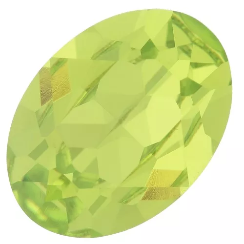 18x13mm PureCrystal 4120 Cabochon - Citrus Green x1