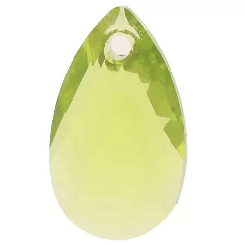 16mm PureCrystal Tear drop 6106 - Citrus Green x1