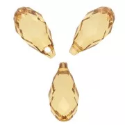 Gouttes PureCrystal 6010 13x6.5 mm - Golden Topaz x1