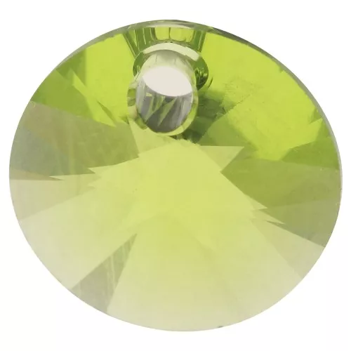 8mm PureCrystal 6428 Pendant - Citrus Green x1