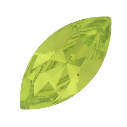 10x5mm PureCrystal Navette 4228 - Citrus Green x1