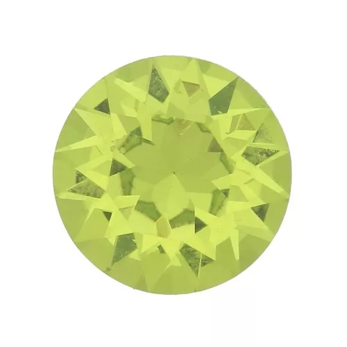 4mm PureCrystal 1088 Round Stone - Citrus Green x10