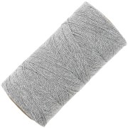 0,5mm Linhasita waxed thread spool for micro macramé - Silver (Prata) x335m|raw }}