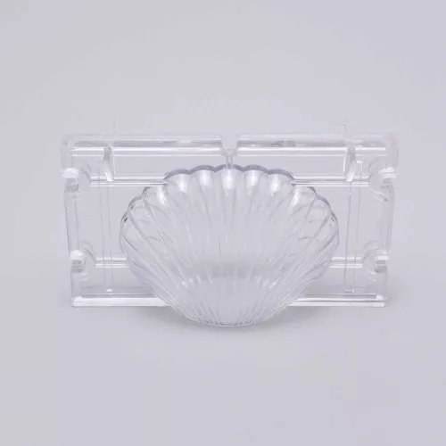 70x93mm Acrylic shell mould for candle creation x1