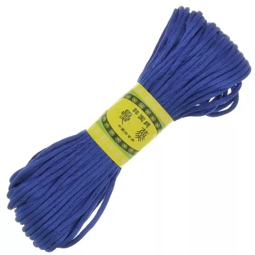2mm Polyester rat tail cord - Royal Blue x20m