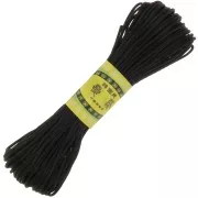 1.5mm Polyester rat tail cord - Black x20m