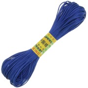 Cordon queue de rat polyester 1.5 mm - Bleu royal x20m